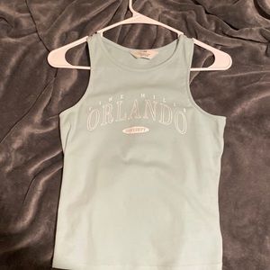 Cute teal tank